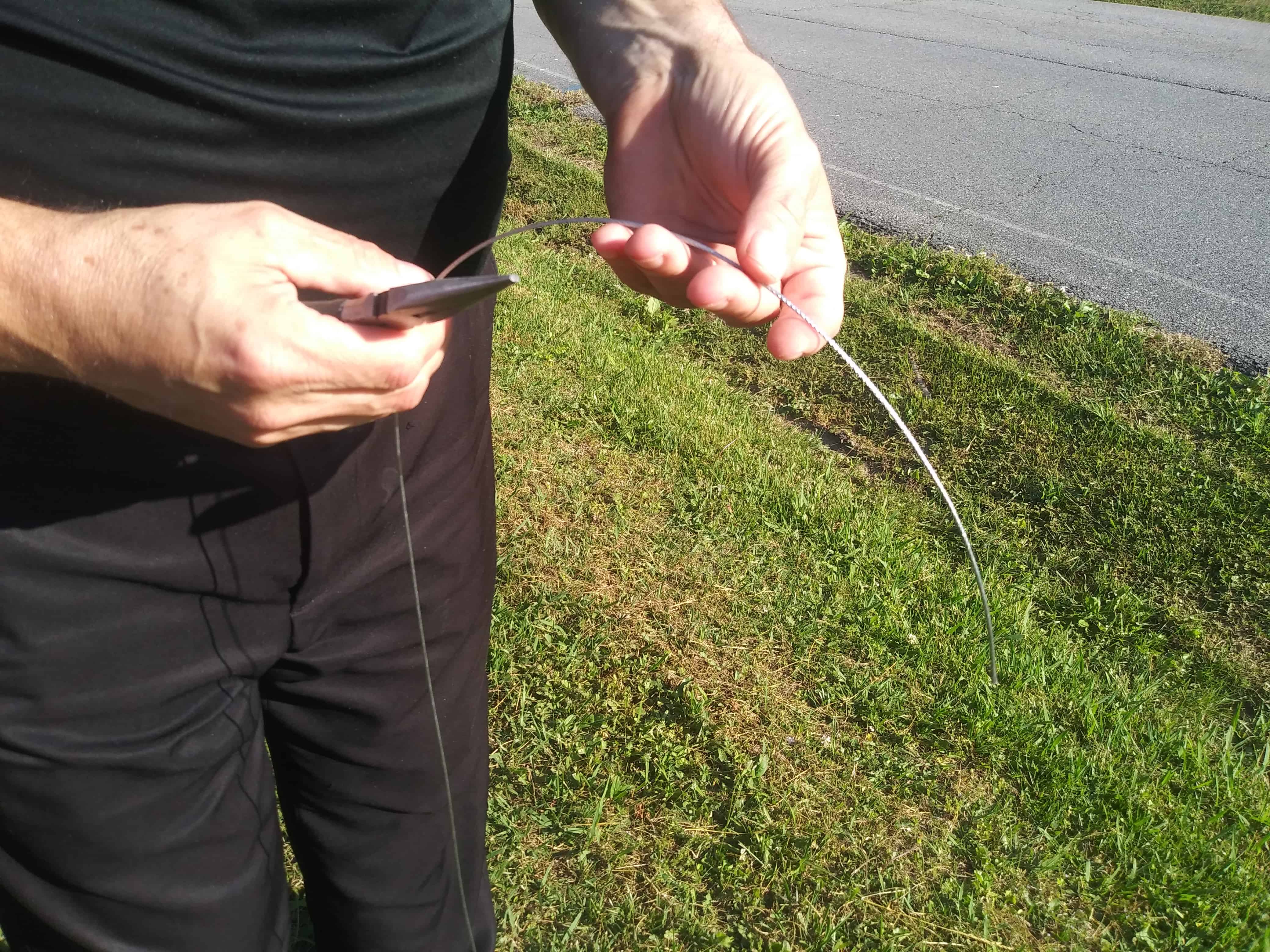 how to make a snare - step six - A