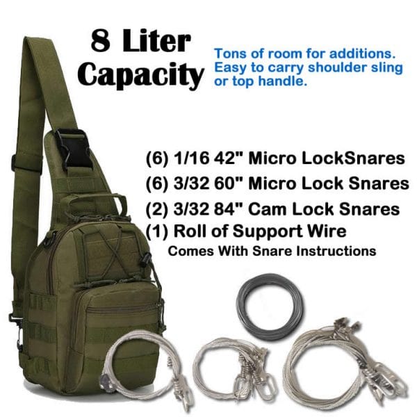 8 Liter Emergency Survival Snare Kits