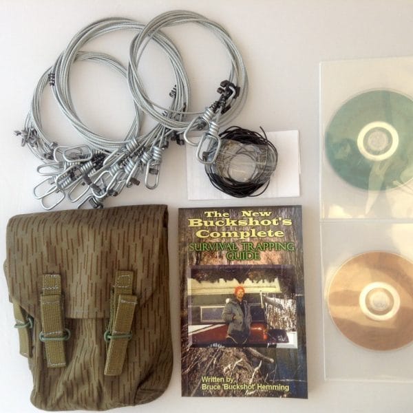 Buckshot's Emergency Snare Kit, Survival Snaring DVD, Advanced Survival Snaring DVD & Buckshot's Complete Survival Trapping Guide